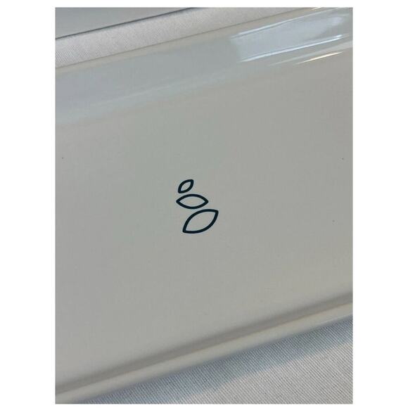 Grove Stoneware Tray 10" X 5.5" Dishwasher Safe Sink-Side Style For Soaps - Picture 2 of 3